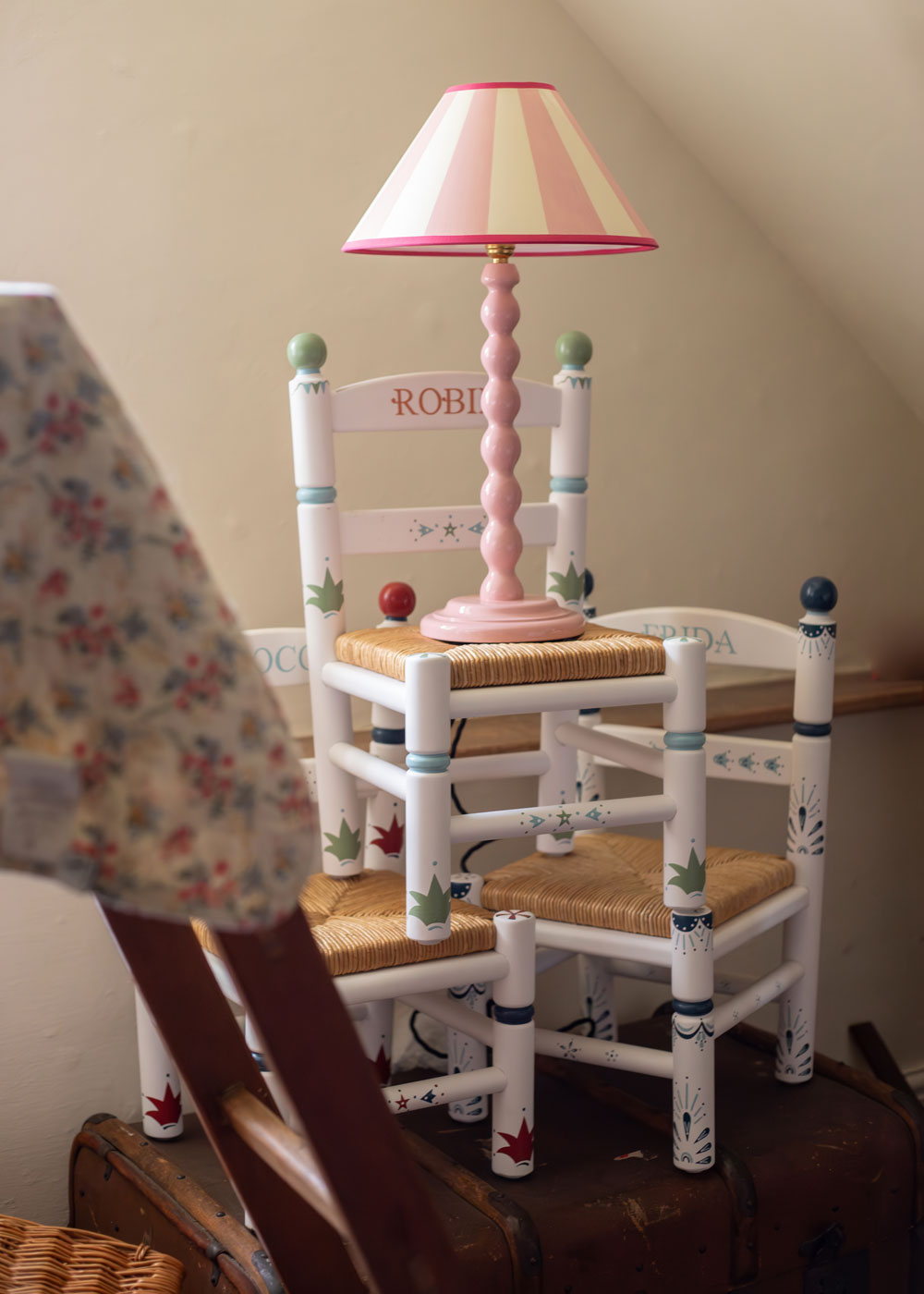 Circus Lampshade ~ Rose
