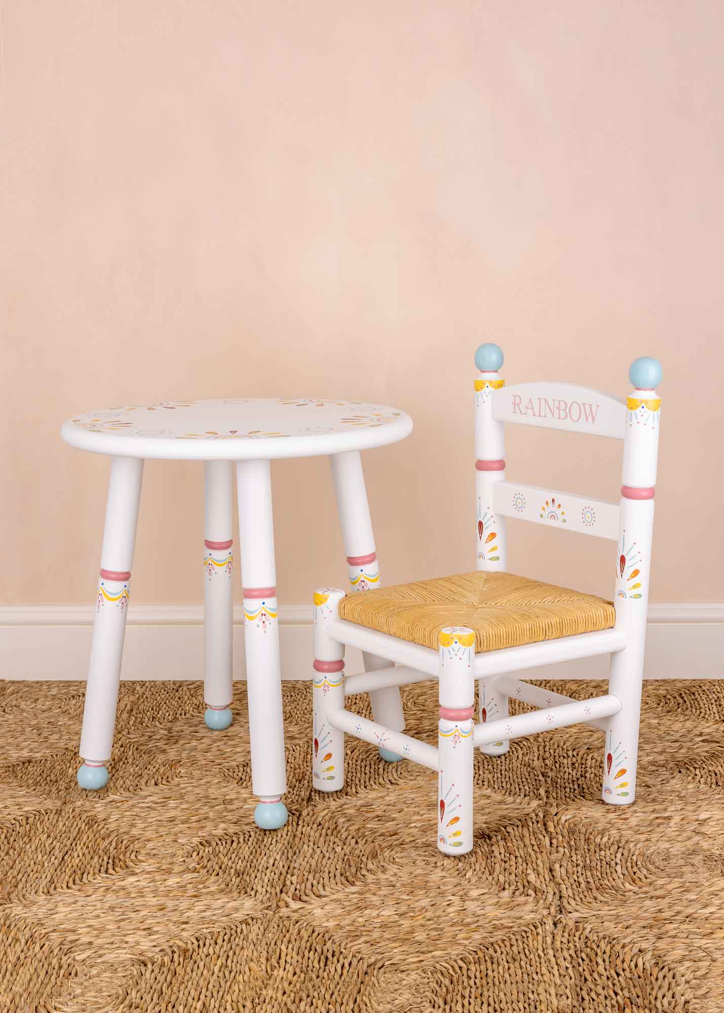 Rainbow Table & Chair Set