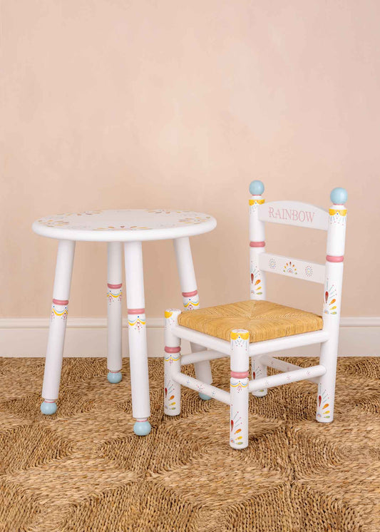 Rainbow Table & Chair Set