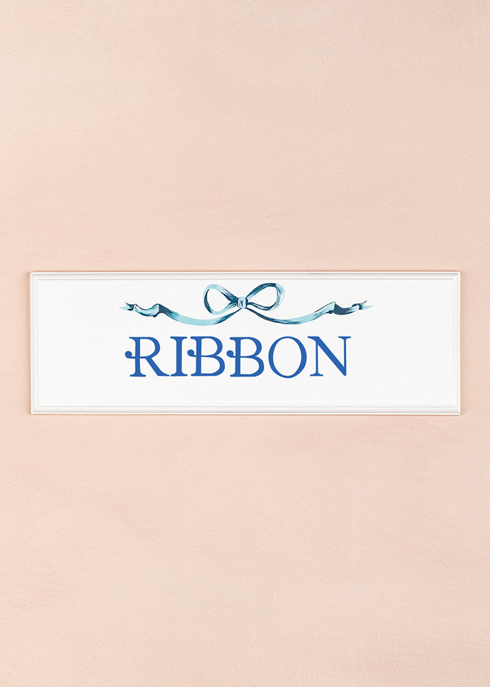 Ribbon Name Plaque