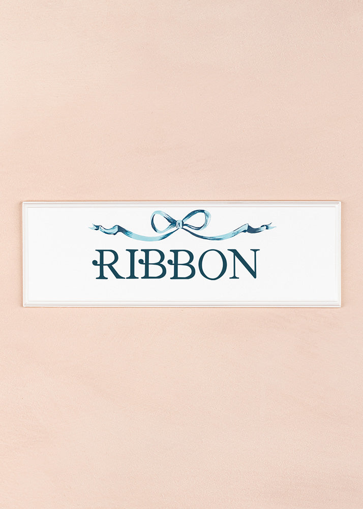 Ribbon Name Plaque