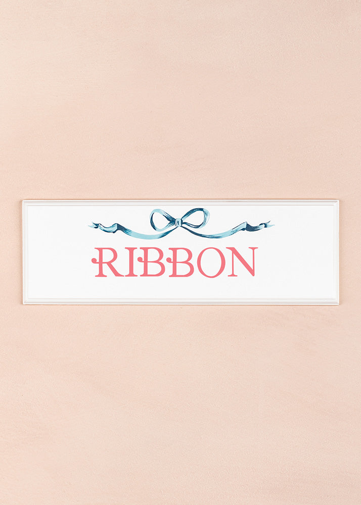 Ribbon Name Plaque