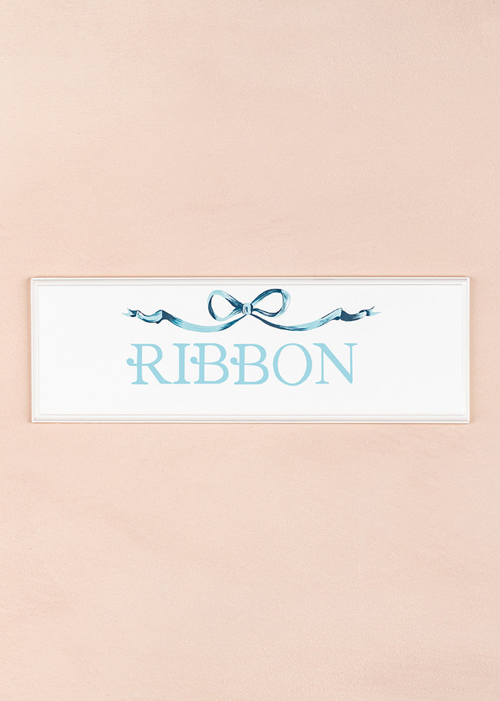 Ribbon Name Plaque