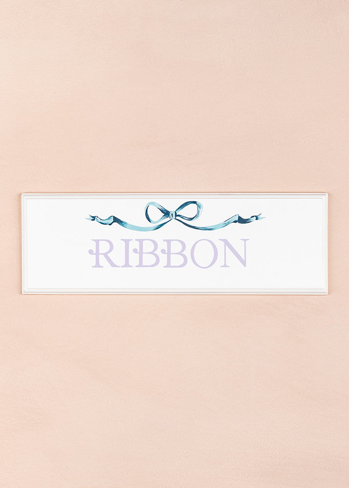 Ribbon Name Plaque