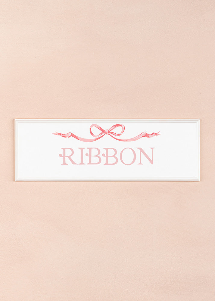 Ribbon Name Plaque