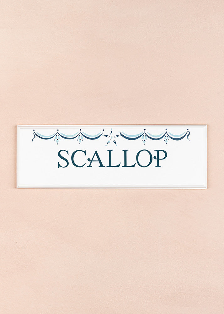 Scallop Name Plaque