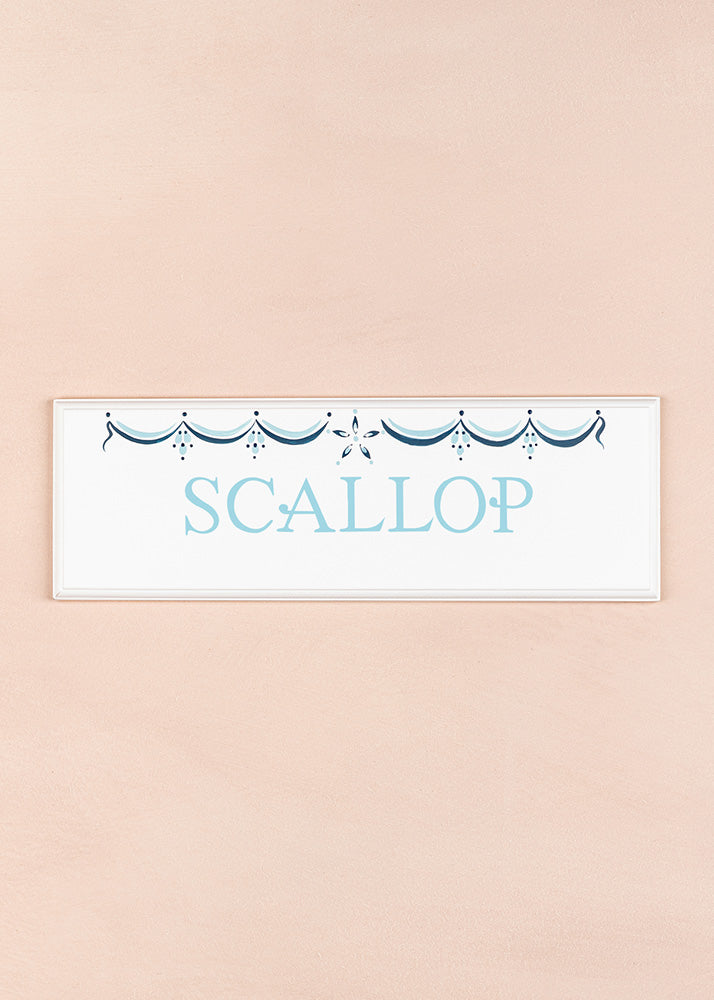 Scallop Name Plaque