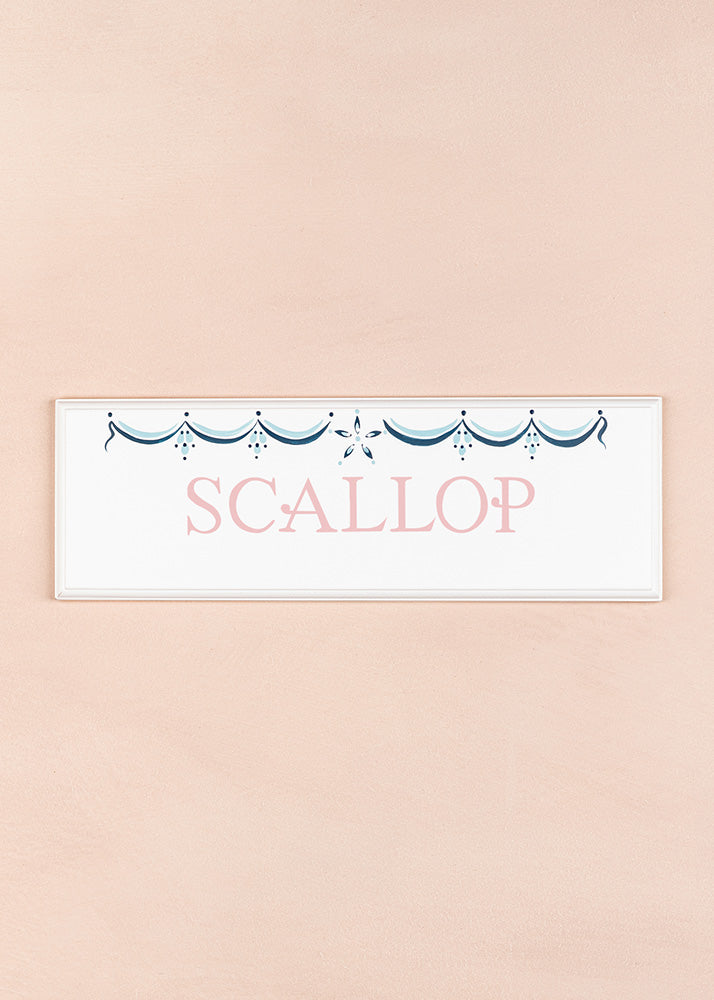 Scallop Name Plaque