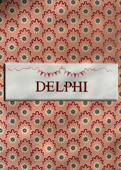 Bunting Name Plaque