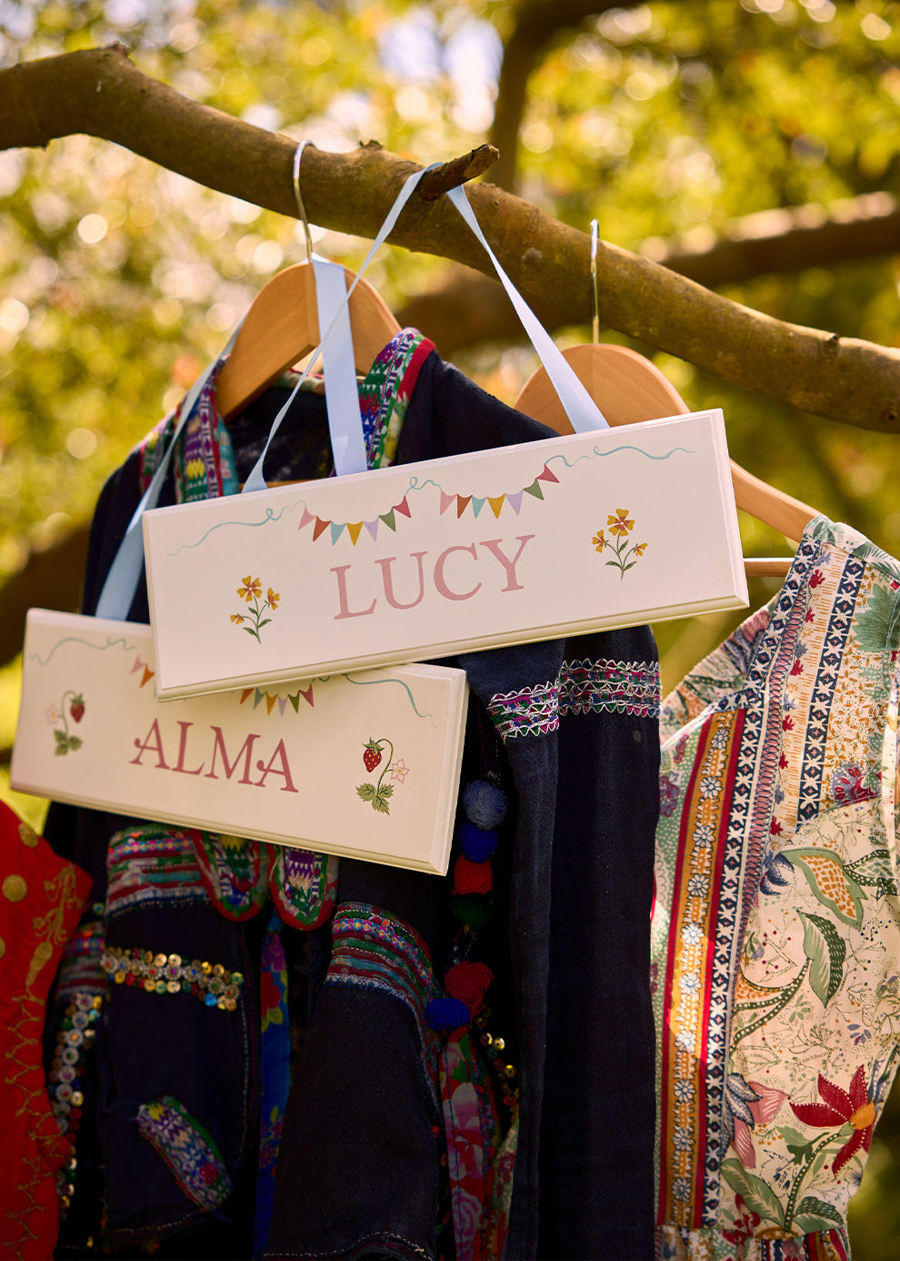Bunting Name Plaque