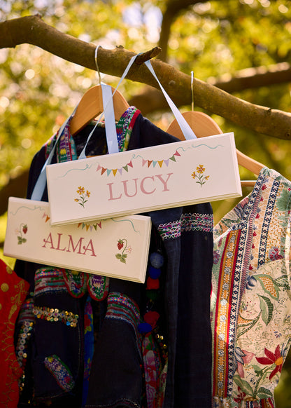 Bunting Name Plaque
