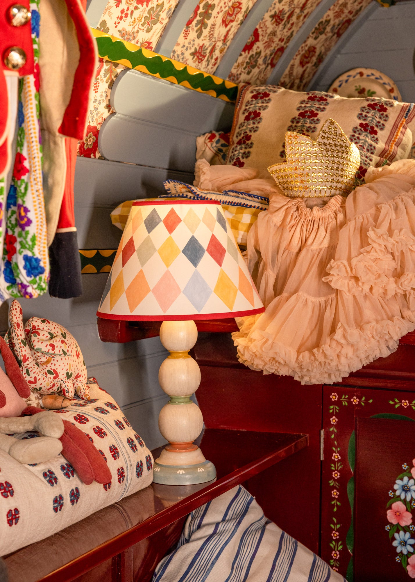 Harlequin Lampshade ~ Pick'n'Mix