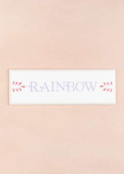 Rainbow Name Plaque