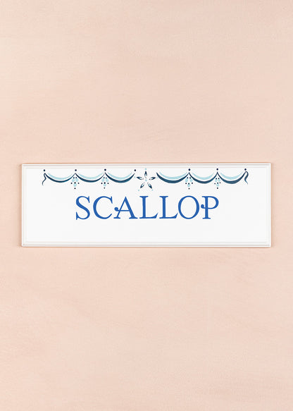 Scallop Name Plaque